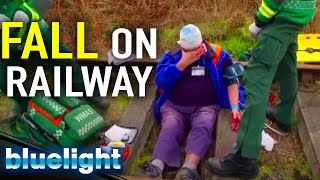 FALLEN on Train Tracks | Ambulance (BBC) | Blue Light: Police &amp; Emergency