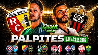 PALPITES DE FUTEBOL PARA O DIA 22 05 2026 (SEXTA) + BILHETE PRONTO + ODD ALTA