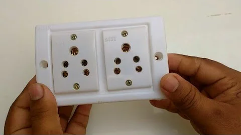 2 socket board wiring kaise karen// Electric board connection wiring
