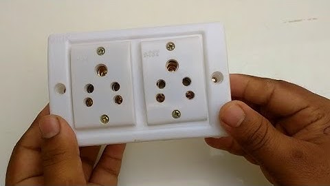 2 socket board wiring kaise karen// Electric board connection wiring