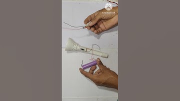 Torch Light || How To Make Rechargeable LED Torch #shorts #ytshorts