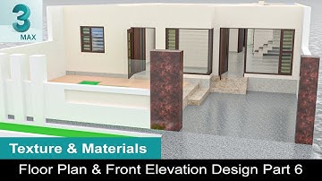 Floor Plan and Front Elevation Design | 3Ds Max Tutorial in Hindi | Allrounder Bhai
