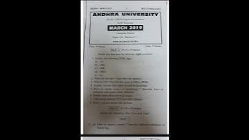 Bsc web technolog question papers2020,2019,2018  👉 full video https://youtu.be/i0CWYWH7bYw