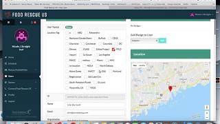 Sign Up to Become A Food Rescue US Food Donor App Video screenshot 2