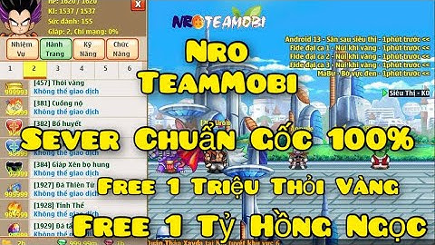 Nro Lậu Mới Nhất Nro Teamobi Mở Free 1 Triệu Thỏi Váng Tỷ Hồng Ngọc Dame Gốc Chuẩn Team 100%