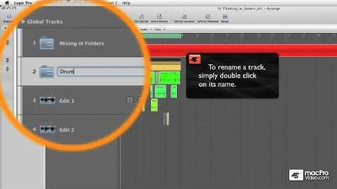 Logic 407: Producing With Folders - 2 Packing Folders