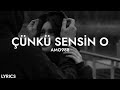 çünkü Sensin O Amo988 Sözleri
