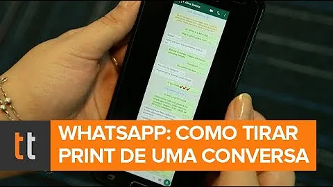 Como fazer print de conversas inteiras no WhatsApp Iphone?