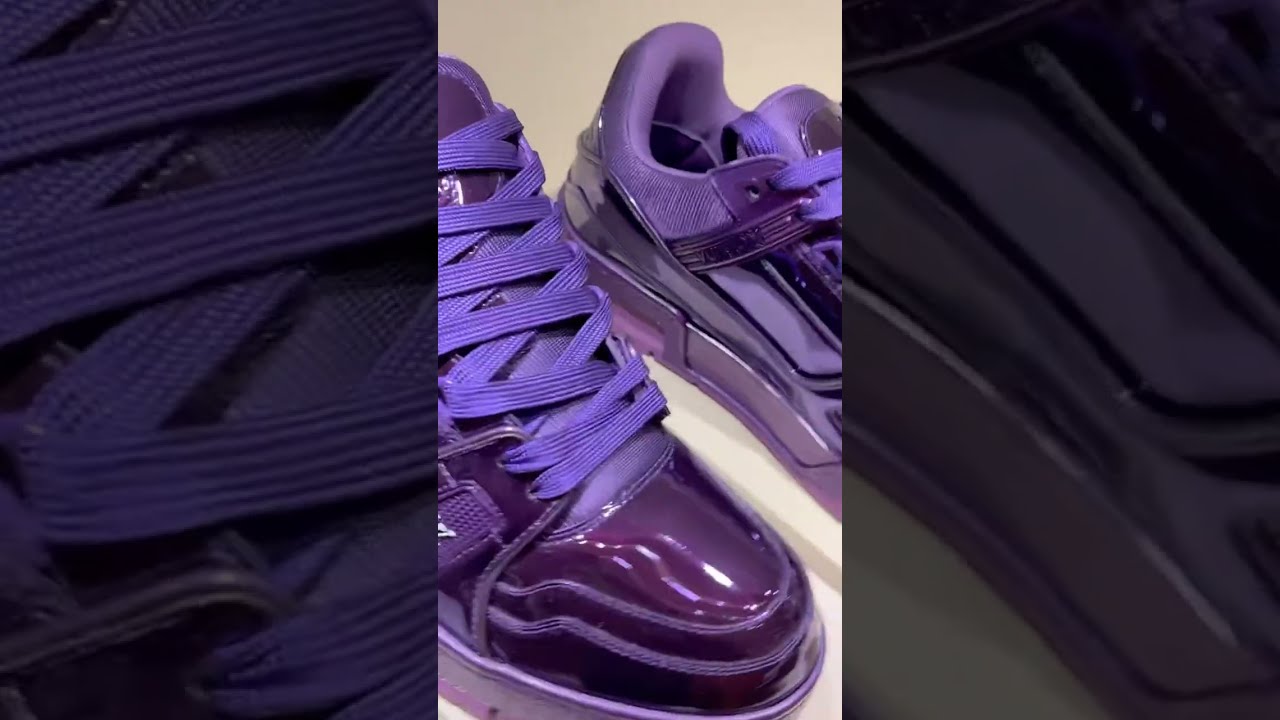 purple lv trainers