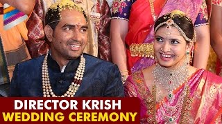 Director Krish Wedding Ceremony Full Video | Ramya | Director Krish Marriage | Telugu Filmnagar