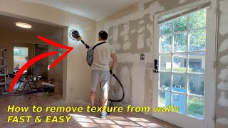 How to remove texture from walls FAST and EASY
