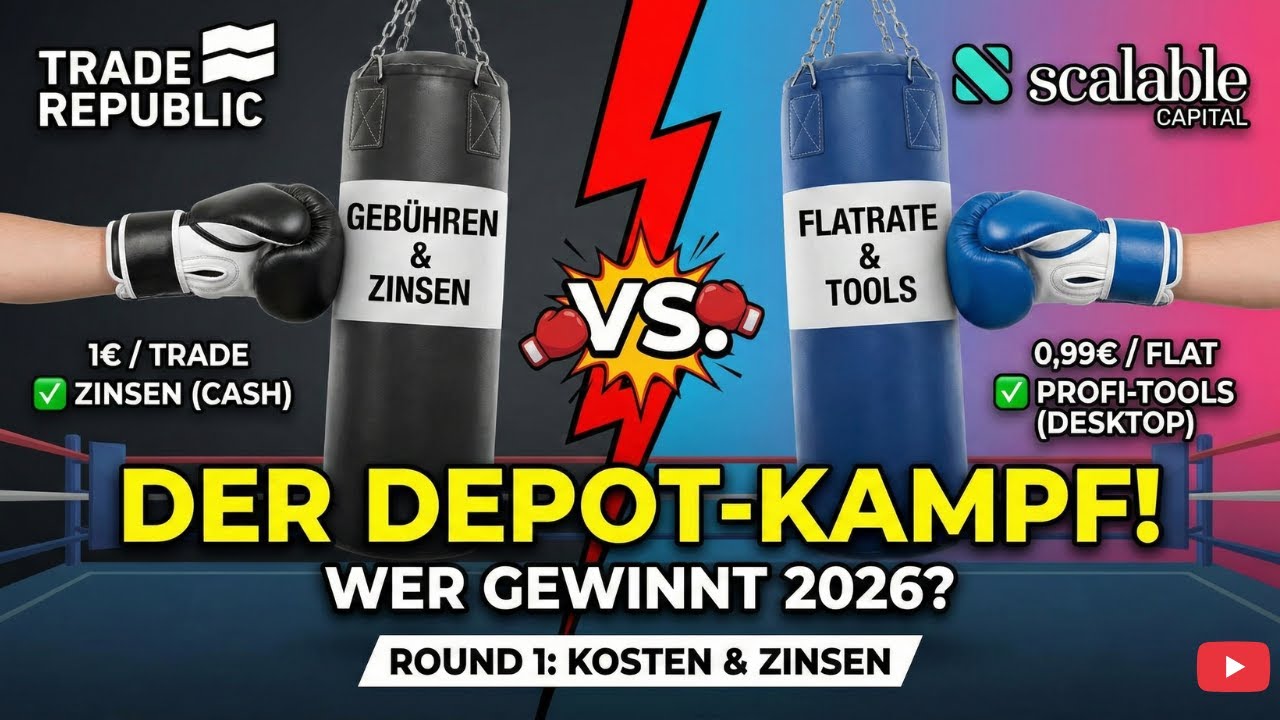 Trade Republic vs  Scalable Capital Welches Depot ist besser 🥊 Vergleich 2026 