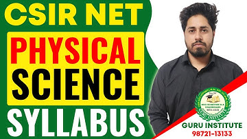 CSIR NET Physical Science Syllabus| Guru Institutes NET Physical Science Coaching in Chandigarh|
