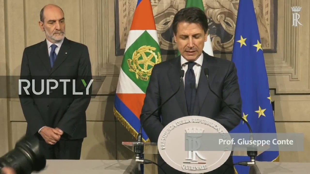 Live Italian Prime Minister Designate Conte Meets President In