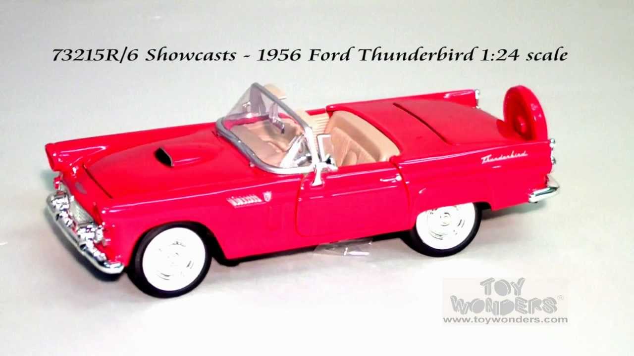 1956 Ford Thunderbird Convertible Red 1//24 Diecast Model Car by MOTORMAX 73215r for sale online