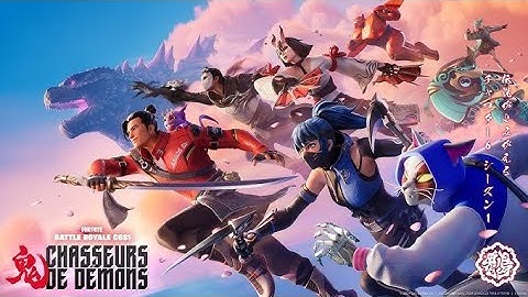 Bande-annonce de gameplay de Fortnite Battle Royale Chapitre 6 - Saison 1 : 鬼 Chasseurs de démons