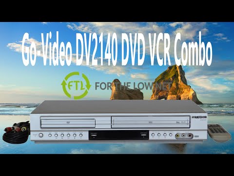 Go Video DVD VHS Player Combination Video Cassette Recorder DV2140 Product Demo