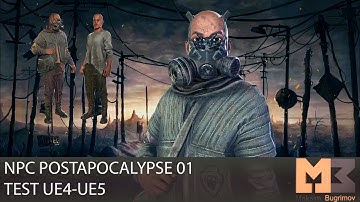 NPC Postapocalypse 01 Test Epic Skeleton In UE4-UE5