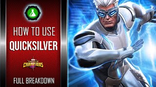 How To Use QUICKSILVER Easily - Full Breakdown | Beyond God Tier | Marvel Contest Of Champions