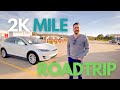 TESLA 2K MILE ROAD TRIP | 13 SUPERCHARGERS