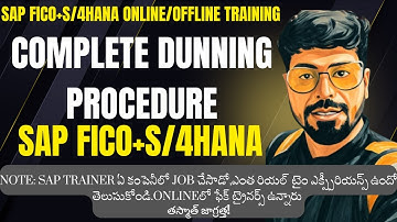 SAP Complete Dunning Overview,Define Dunning,Dunning Procedure and Dunning RunOverview Configuration