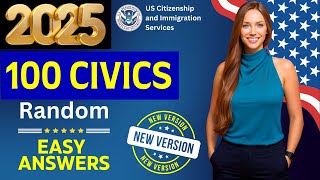 2025 US Citizenship Test-100 Questions for U.S. Citizenship Test 2025 | USCIS Naturalization #n400