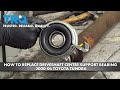 How to Replace Driveshaft Center Support Bearing 2000-2006 Toyota Tundra