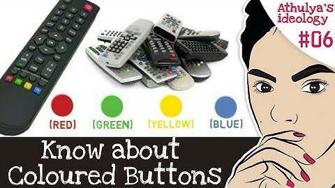 Know about the Coloured Buttons in TV Remote | Most Buzzing Questions hover over our Mind | Top Fact