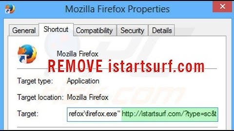 Remove iStartSurf.com from Firefox browser