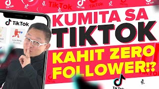 PAANO KUMITA SA TIKTOK KAHIT ZERO FOLLOWERS?