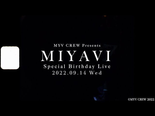 2022.9.14 MIYAVI Special Birthday LIVE