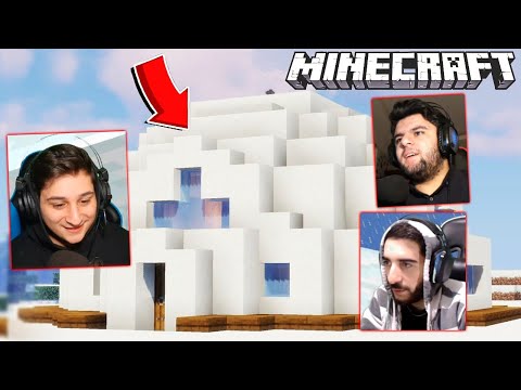 თოვლის სახლი ავაშენეთ Minecraft Part 7