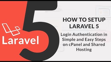 Setup Laravel Login Authentication in Simple and Easy Steps on a cPanel Shared Hosting - (Hindi)
