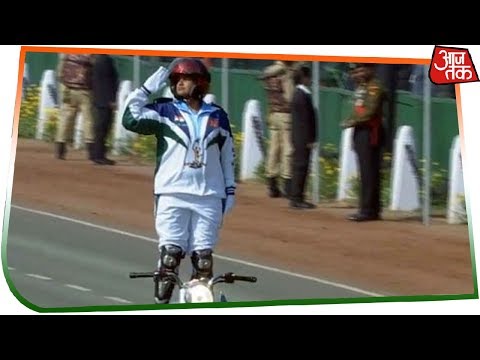 Woman Daredevil Creates History At Rajpath On Republic Day