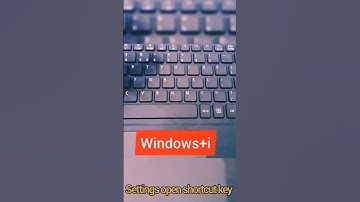 Windows 10: computer settings shortcut key #2023 #computer #shortcut #new