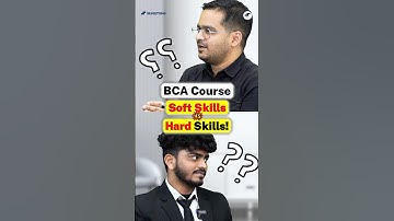 ✅BCA Course Soft Skills vs Hard Skills!😱BCA Student Interview! #shorts #bca #bcacourse #bcastudent