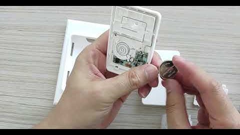 How to replace battery for Thinkbee mini wireless switch?