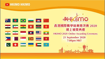 Hong Kong International Mathematical Olympiad Final 2020 Online Awarding Ceremony