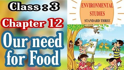 Our need for Food, Environmental studies, chapter 12, class 3, Maharashtra Board, Std 3