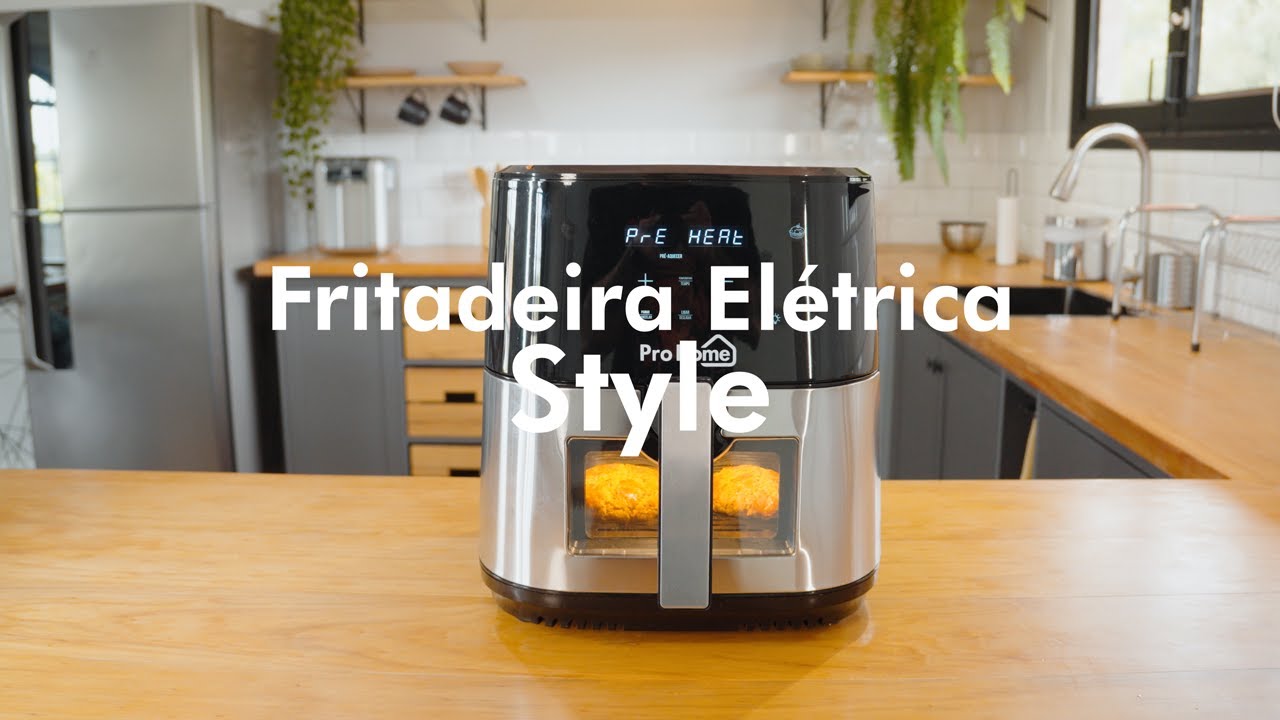Air Fryer Pro Home Style 8L Digital 110V Inox | Terabyte
