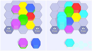 Hexa Sort Puzzle Walkthrough 2 , ios Gameplay Simulator Think Brain Android Games
