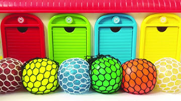 Satisfying Garage ASMR | Making 5 Real Slime Balls Net Magic Unboxing Beadss IN 4 ColorASMR Garage