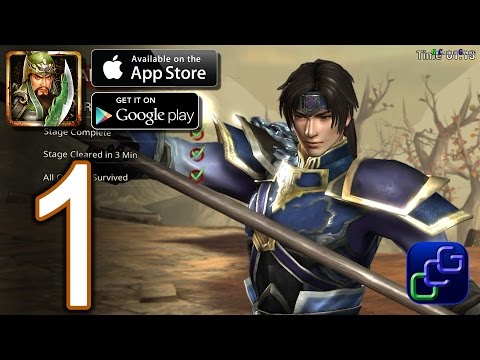 Dynasty Warriors Unleashed Android iOS Walkthrough - Gameplay Part 1 - Campaign: Hulao Gate 1-3