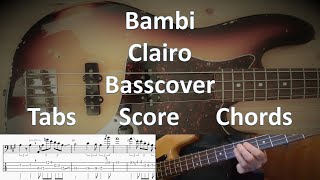 Clairo with Bambi. Bass Cover Tabs Score Transcription. Bass: Jack Antonoff