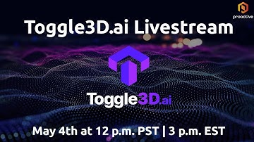 Proactive Presents: Livestream Event with NexTech3D.ai and the Toggle3D.ai platform