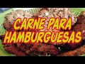 Prepara carne para hamburguesa / Súper Recetas