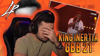 THIS GUY IS MIND BLOWING!! King Inertia - GBB 2021 Elimination *Reaction*