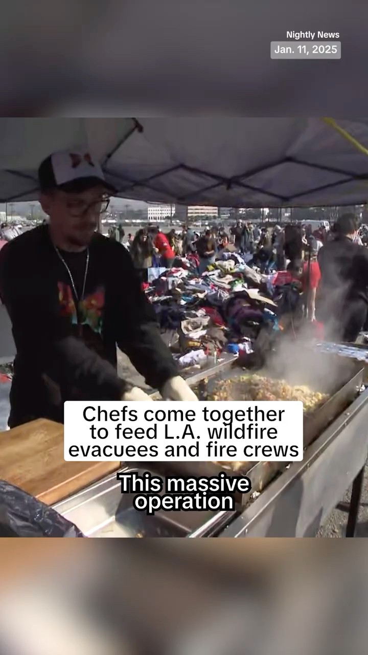 Chefs come together to feed L.A. wildfire evacuees and fire crews