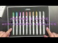 @Archer and Olive Acrylograph Pens | Metallics & Ethereal Desert | Unboxing and Swatching