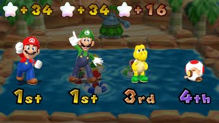Mario Party 9 - Mario vs Luigi vs Toad vs Koopa - Toad Road (Master Difficulty)